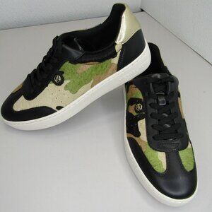 NEW MICHAEL KORS Womens Scotty Lace Up Fashion Sneakers Tennis Shoes Camo Size 7